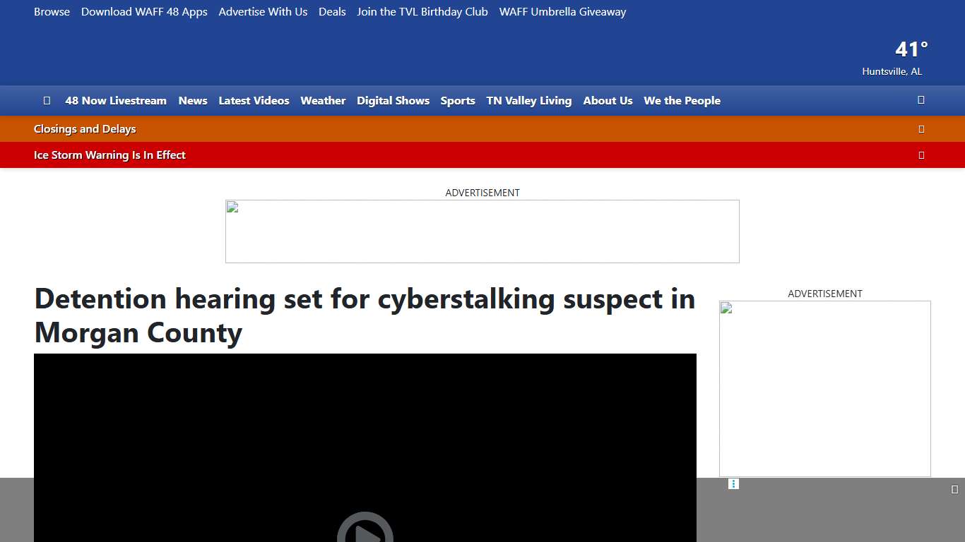 Detention hearing set for cyberstalking suspect in Morgan County